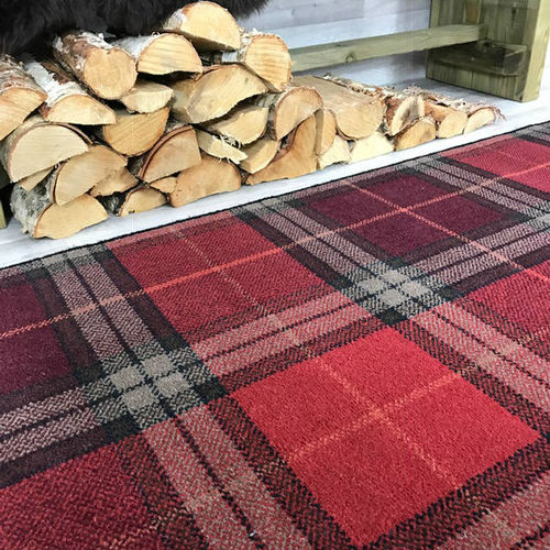 传统风格地毯 - DUART TARTAN series - STEVENS AND GRAHAM - 格子 / 羊毛 / 长方形