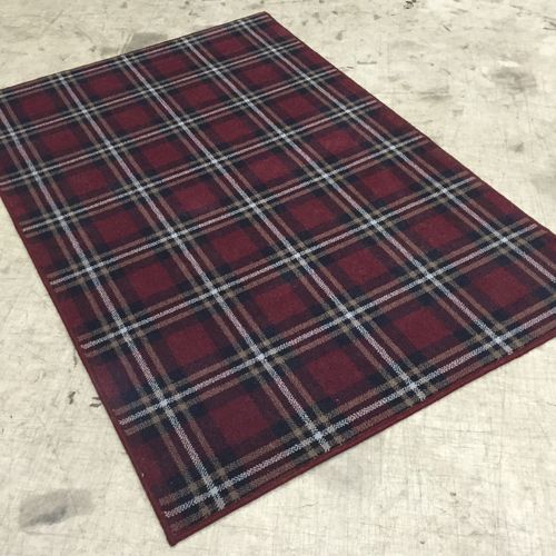 传统风格地毯 - KILMORY TARTAN - STEVENS AND GRAHAM - 格子 / 羊毛 / 长方形