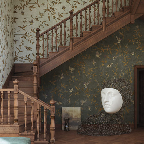 传统风格墙纸 - OTTONE GARDEN - Tecnografica Italian Wallcoverings - 纤维素纤维 / 无纺布 / 玻璃纤维