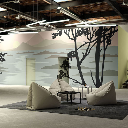 现代风格墙纸 - TERRE EMERSE, TRAMONTO - Tecnografica Italian Wallcoverings - 纤维素纤维 / 无纺布 / 玻璃纤维