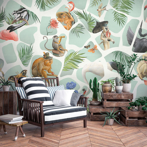 现代风格墙纸 - RENDEZ-VOUS - Tecnografica Italian Wallcoverings - 纤维素纤维 / 无纺布 / 玻璃纤维