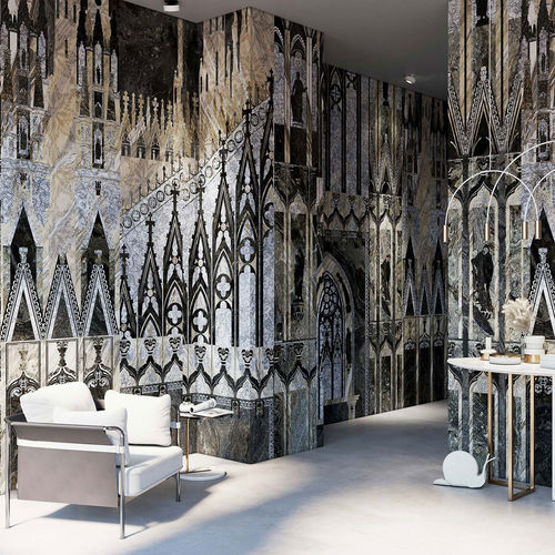 现代风格墙纸 - MILANO DUOMO - Tecnografica Italian Wallcoverings - 玻璃 / 全景式 / 几何图案