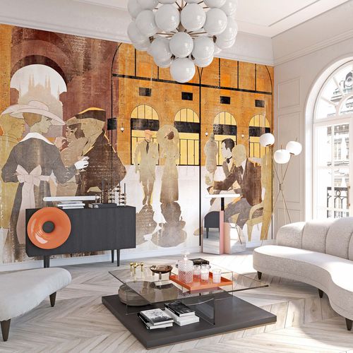 复古风格墙纸 - LA GALLERIA - Tecnografica Italian Wallcoverings - 玻璃 / 都市图案 / 可定制