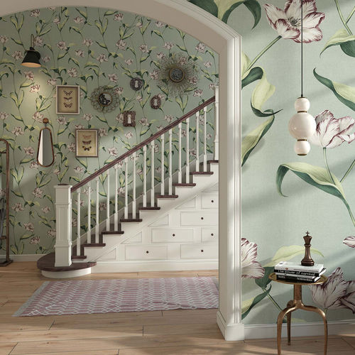 传统风格墙纸 - CORDELIA - Tecnografica Italian Wallcoverings - 纤维素纤维 / 无纺布 / 玻璃纤维