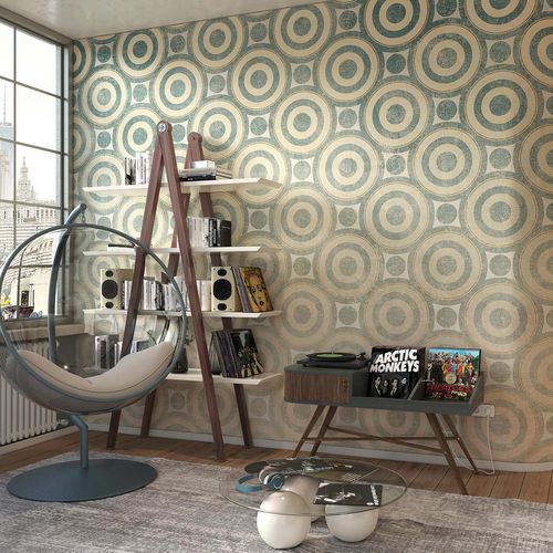 复古风格墙纸 - DISCO - Tecnografica Italian Wallcoverings - 纤维素纤维 / 无纺布 / 玻璃纤维