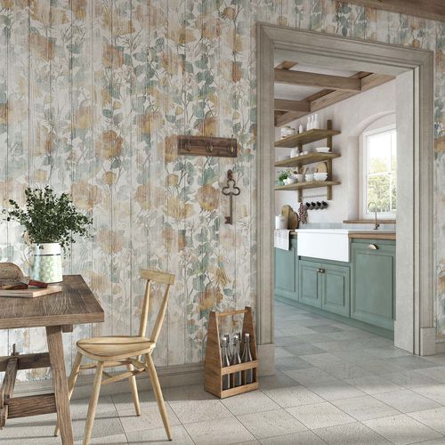 复古风格墙纸 - JUNE - Tecnografica Italian Wallcoverings - 纤维素纤维 / 无纺布 / 玻璃纤维