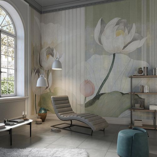 东方风格墙纸 - NYMPHEAS - Tecnografica Italian Wallcoverings - 纤维素纤维 / 无纺布 / 玻璃纤维