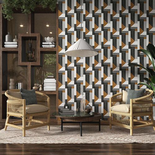 民族风墙纸 - TARSIA - Tecnografica Italian Wallcoverings - 纤维素纤维 / 无纺布 / 玻璃纤维