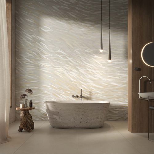 现代风格墙纸 - MAREA - Tecnografica Italian Wallcoverings - 纤维素纤维 / 无纺布 / 玻璃纤维