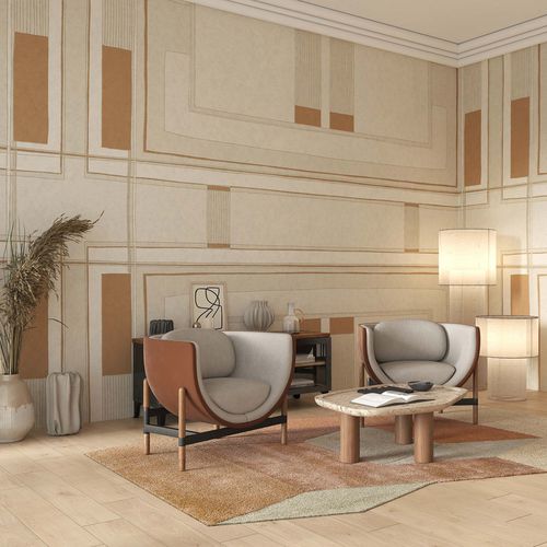 现代风格墙纸 - ELLA - Tecnografica Italian Wallcoverings - 纤维素纤维 / 无纺布 / 玻璃纤维