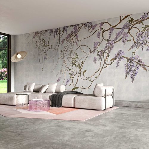 现代风格墙纸 - GLICINE - Tecnografica Italian Wallcoverings - 纤维素纤维 / 无纺布 / 玻璃纤维