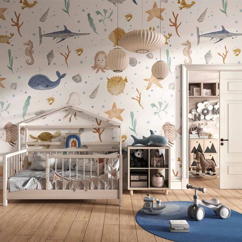 现代风格墙纸 - BUBBLES - Tecnografica Italian Wallcoverings - 纤维素纤维 / 无纺布 / 玻璃纤维
