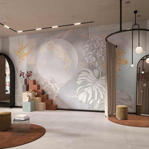 现代风格墙纸 - KAUAI FLOWERS - Tecnografica Italian Wallcoverings - 纤维素纤维 / 无纺布 / 玻璃纤维