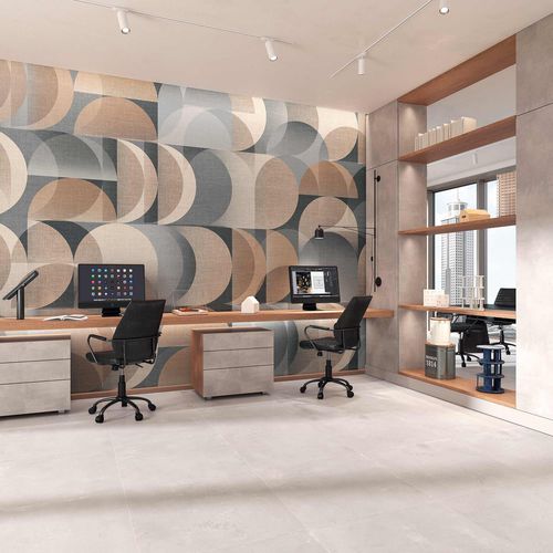 现代风格墙纸 - DOMINO - Tecnografica Italian Wallcoverings - 纤维素纤维 / 玻璃纤维 / 乙烯基