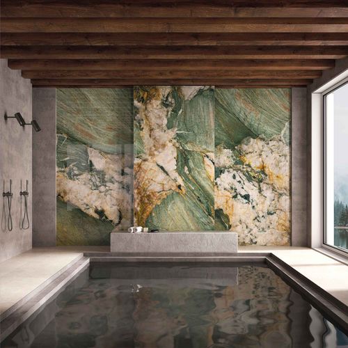外包装饰面板 - CRYSTAL GREEN - Tecnografica Italian Wallcoverings - 壁挂 / 室内装潢 / 用于天花板