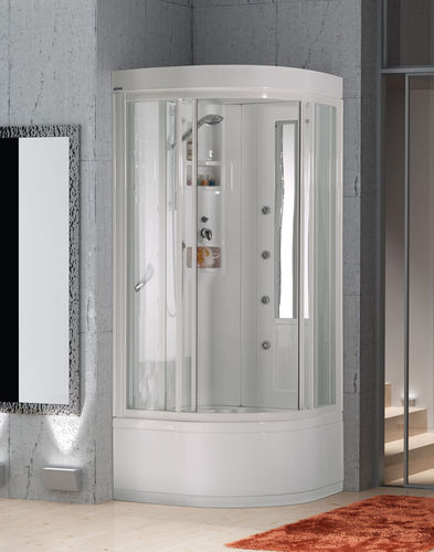 玻璃淋浴房 - ALGARVE - THERMO DESIGN - 滑门式 / 转角 / 用于色彩疗法
