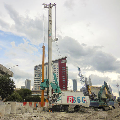 柴油机钻机 - B360 XP - CASAGRANDE - Foundation Division - 旋转 / 用于建筑工地 / 打桩