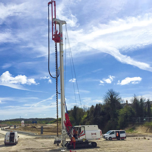柴油机钻机 - B125 XP - CFA  - CASAGRANDE - Foundation Division - 旋转 / 用于建筑工地 / 打桩
