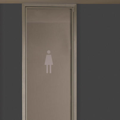 入户门 - GLASSBATHDOOR - CARVART - PVC / 平开 / 实心