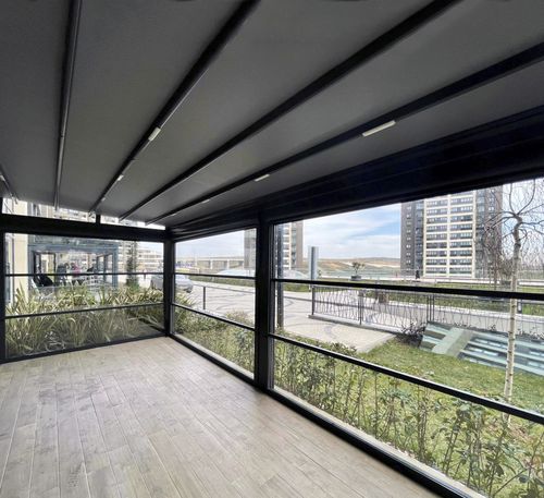 铝制窗户 - EASY-CLEAN - BKS balcony glazing systems - 闸门 / 双层玻璃 / 双叶