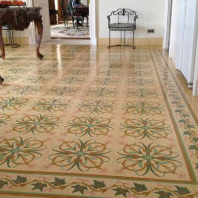 水泥镶边砖 - 168C - Mosaics Torra | Cement Tiles - 地面
