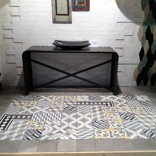 水泥水泥花砖 - WHITE - Mosaics Torra | Cement Tiles - 哑光 / 用于室内 / 户外