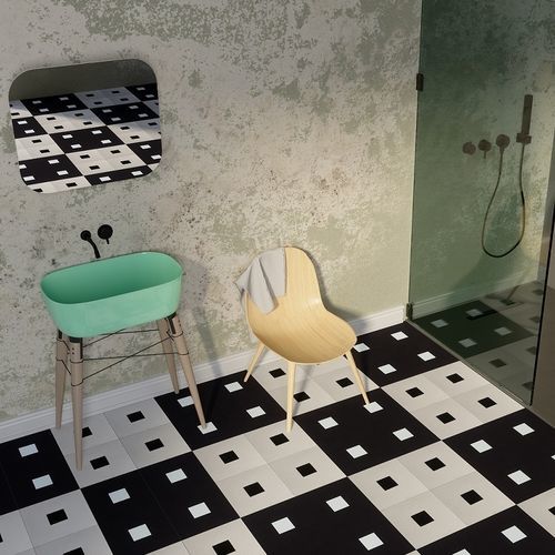 哑光水泥花砖 - SANT ANDREU - Mosaics Torra | Cement Tiles - 室内 / 户外 / 浴室