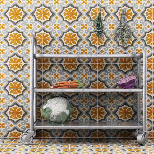 水泥水泥花砖 - 120A - Mosaics Torra | Cement Tiles - 哑光 / 室内 / 户外