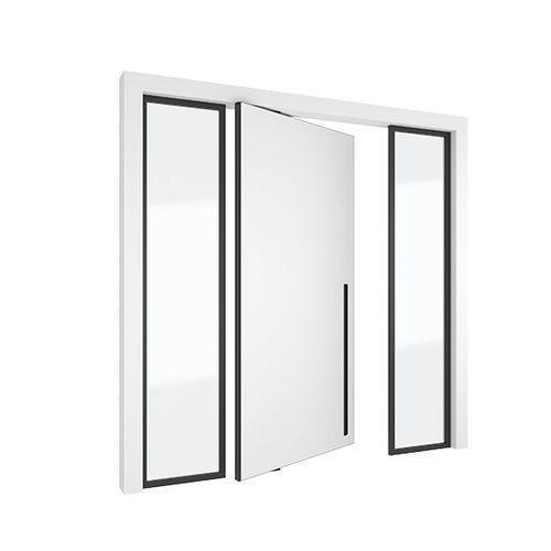 室内门 - 4245 - SINGLE + - PortaPivot - MDF / 阳极氧化铝 / Corian®可丽耐