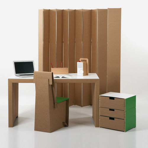 现代风格办公桌 - WORK - Kubedesign - 木质 / 硬纸板 / 商用