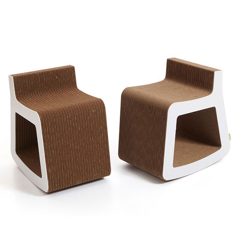 现代风格凳子 - DONDOLO - Kubedesign - 纸板桌脚
