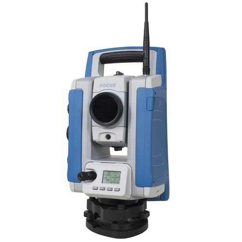 带棱镜全站仪 - FOCUS 35 - Spectra precision - 机器人 / 卧式 / 机动