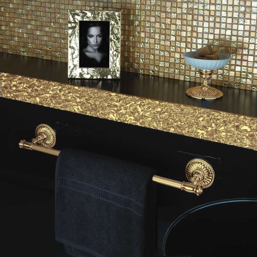 1杆式毛巾架 - AA210/AA211/AA212 - Bagno & Associati - 壁挂 / 镀铬黄铜 / 黄铜