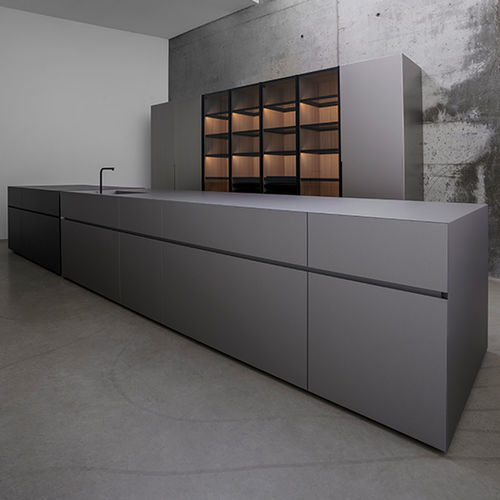 不锈钢厨房 - M3 - Minimal Cucine - 现代风格 / 木质 / 阳极氧化铝