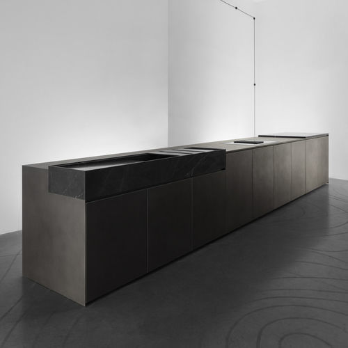现代风格厨房 - M2 - Minimal Cucine - 木制贴皮 / 岛台式 / 隐藏式