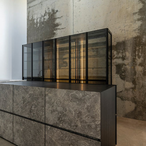 现代风格碗柜 - M6 - Minimal Cucine - 木制贴皮 / 铝制
