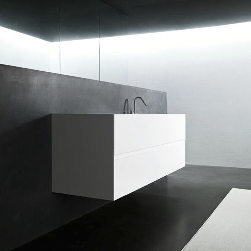 壁挂式台盆柜 - B3 - Minimal Cucine - Corian®可丽耐 / 现代风格 / 无门
