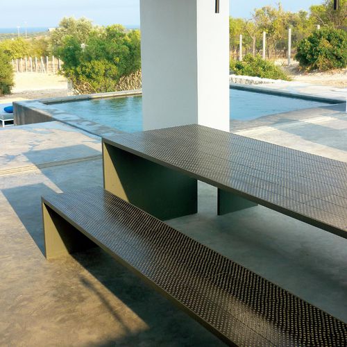 现代风格花园椅 - BENCH - Made a Mano Srl - Rosario Parrinello - 石材