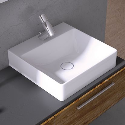 台上盆 - EDGE: 6440 - Lapino Ceramic - 陶瓷 / 正方形 / 现代风格