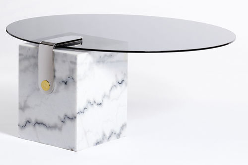 现代风格茶几 - PATCH - EGG DESIGNS - 玻璃 / 大理石 / 黄铜