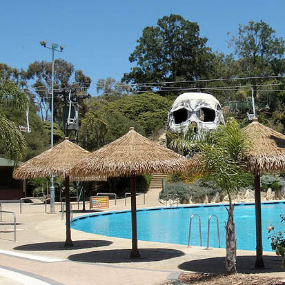 圆形草地太阳伞 - VIROUMBRELLA - Virobuild - 支杆居中 / 合成茅草 / 密封