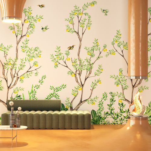 现代风格墙纸 - CITRUS - HD WALLS - 无纺布 / 乙烯基 / 花朵图案