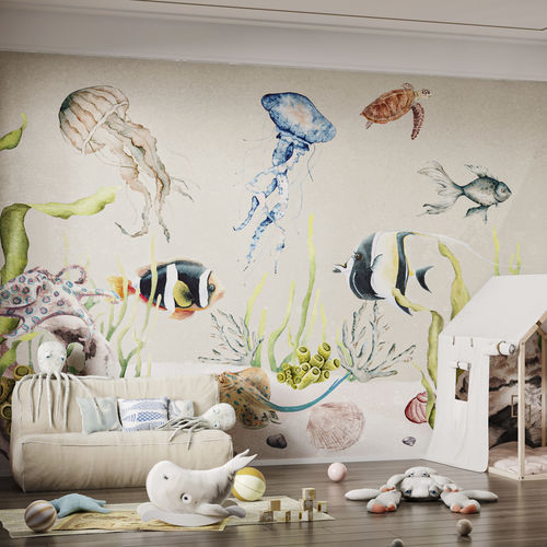 现代风格墙纸 - AQUARIUM-HDPG-07 - HD WALLS - 无纺布 / 乙烯基 / 动物图案