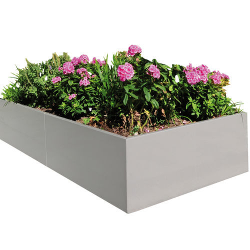 铝制花坛 - MODULAR - Richard Brink GmbH & Co KG - 特种钢 / 长方形 / 定制
