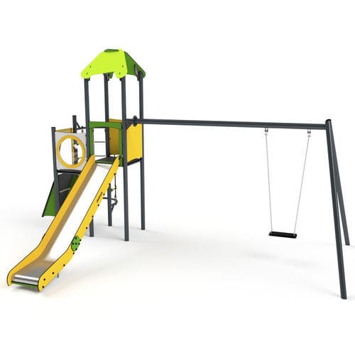 游乐场游乐设施 - 11023 - Astrus Playgrounds - 金属 / HDPE / 模块化