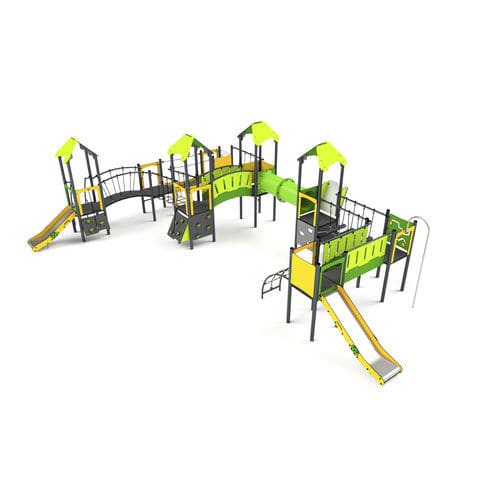 游乐场游乐设施 - 11035 - Astrus Playgrounds - 金属 / HDPE / 模块化