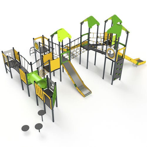 游乐场游乐设施 - 11051 - Astrus Playgrounds - 金属 / HDPE / 模块化