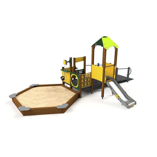 游乐场游乐设施 - 10047 - Astrus Playgrounds - 金属 / 木质 / PEHD