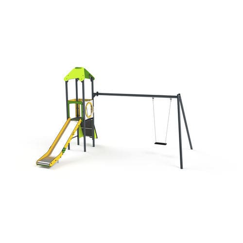 游乐场游乐设施 - 11066 - Astrus Playgrounds - 金属 / HDPE / 模块化