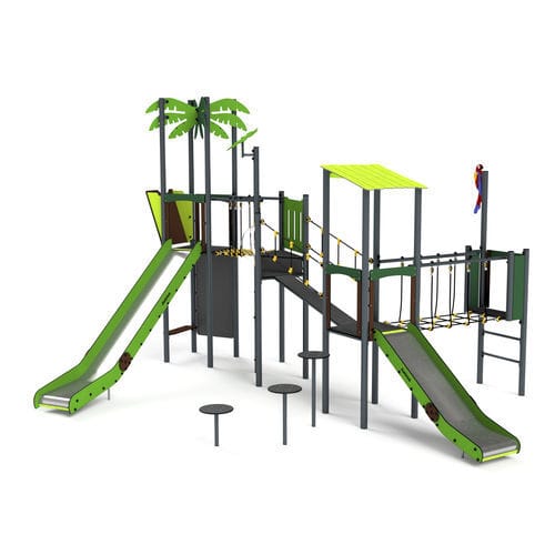 游乐场游乐设施 - 11116 - Astrus Playgrounds - 金属 / HDPE / 模块化